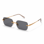 Rimless Retro Sunglasses