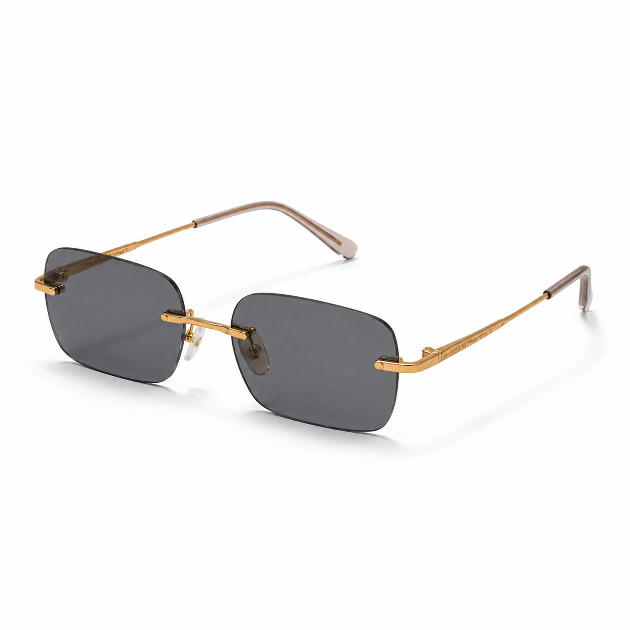 Rimless Retro Sunglasses
