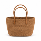 Woven Straw Shoulder Bag