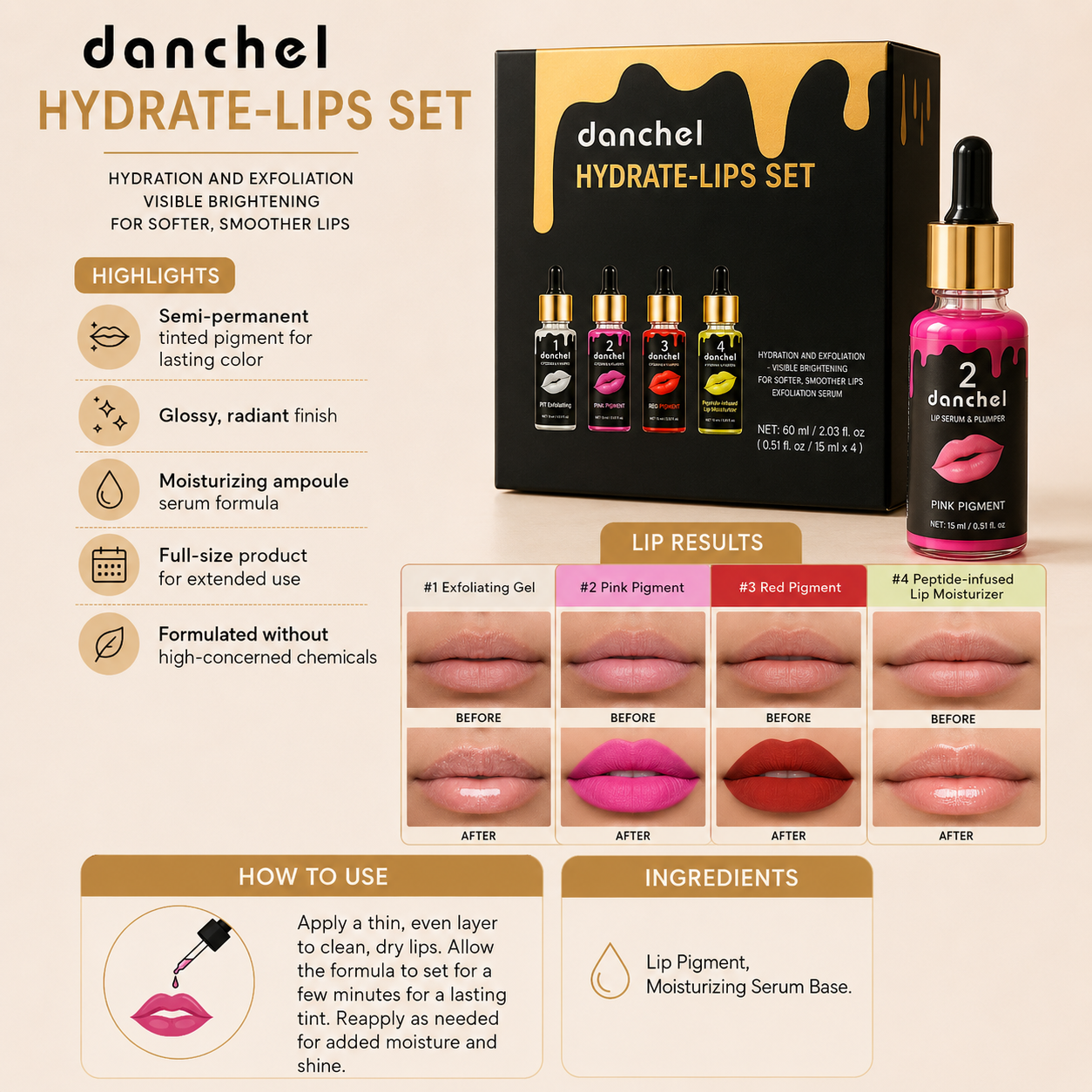 BB Lip Ampoule Serum Set