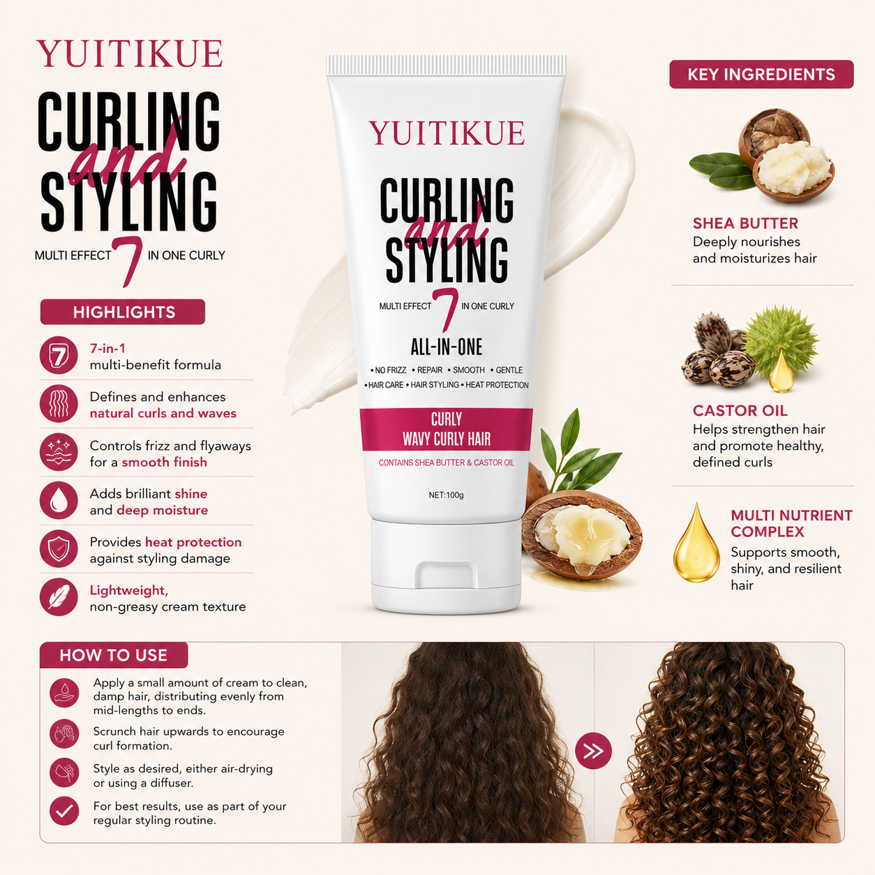 7-in-1 Curl Defining Cream