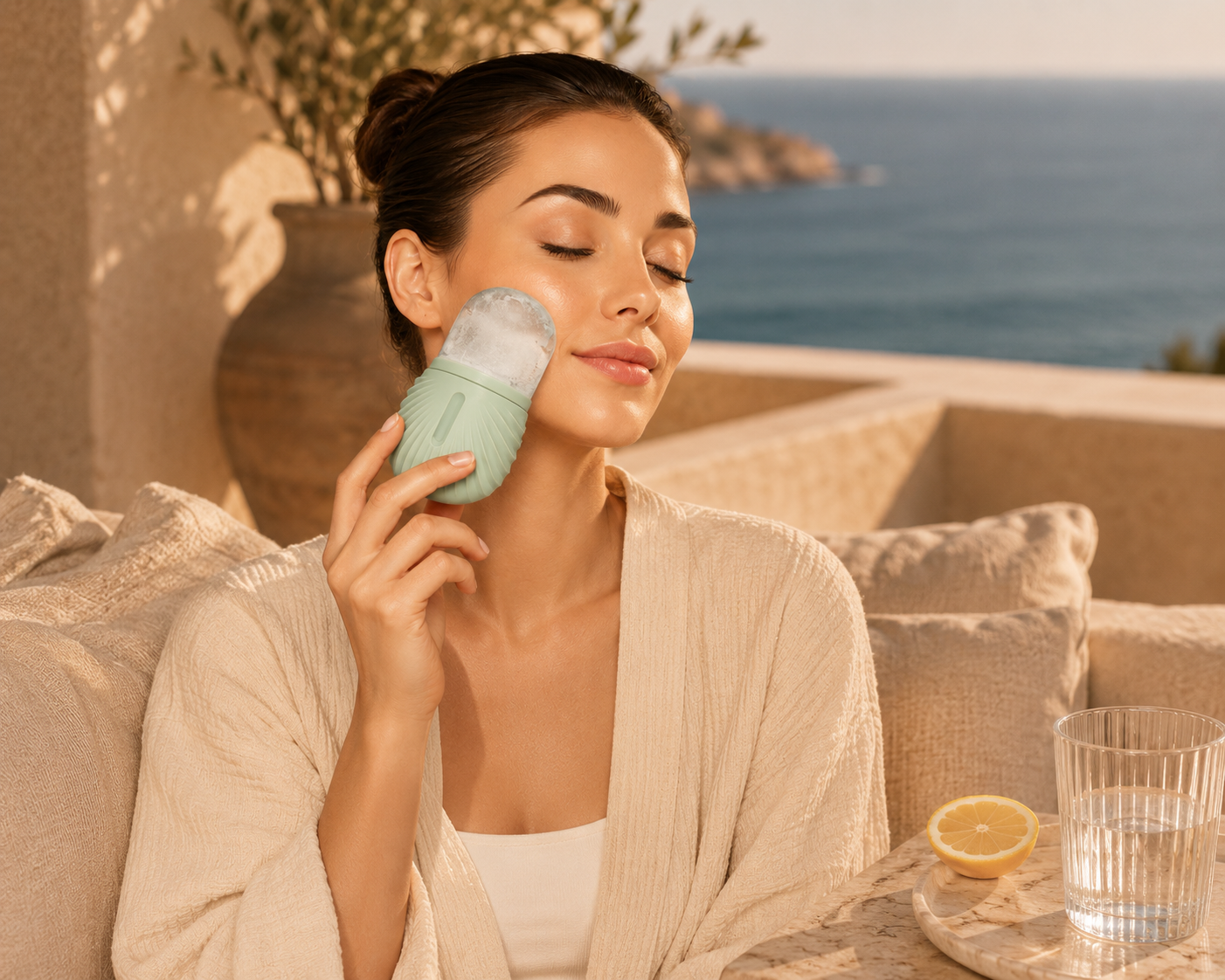 Silicone Ice Facial Roller