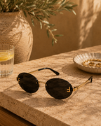 Women's Rimless Oval Sunglasses