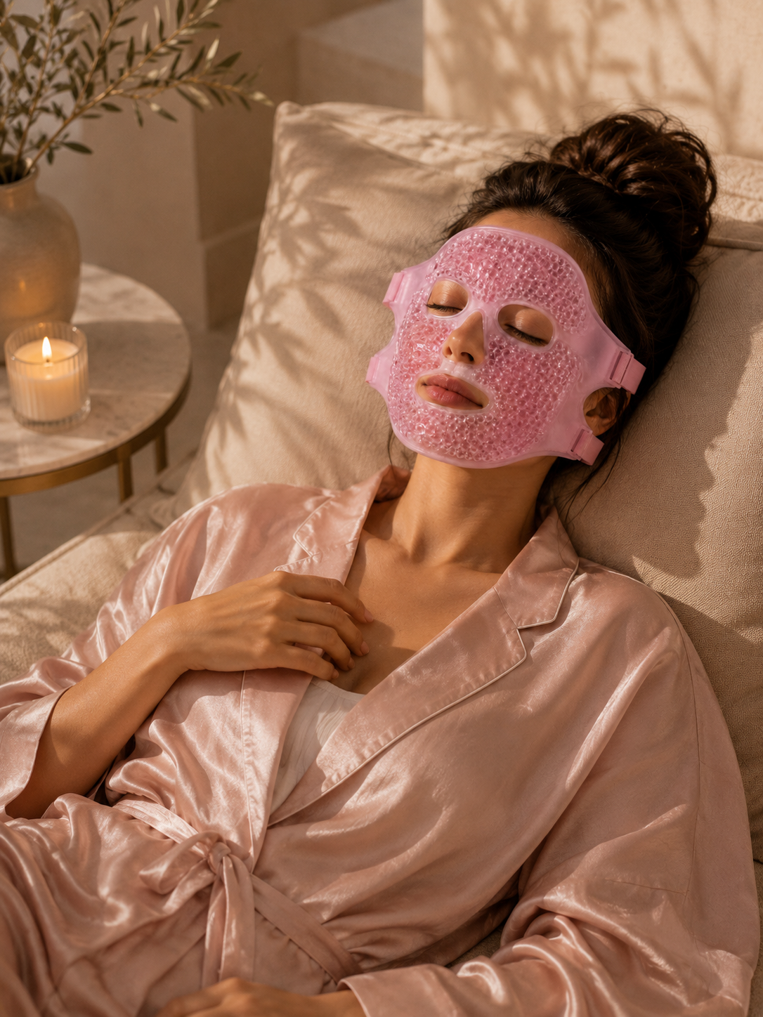 Reusable Cooling Gel Face Mask