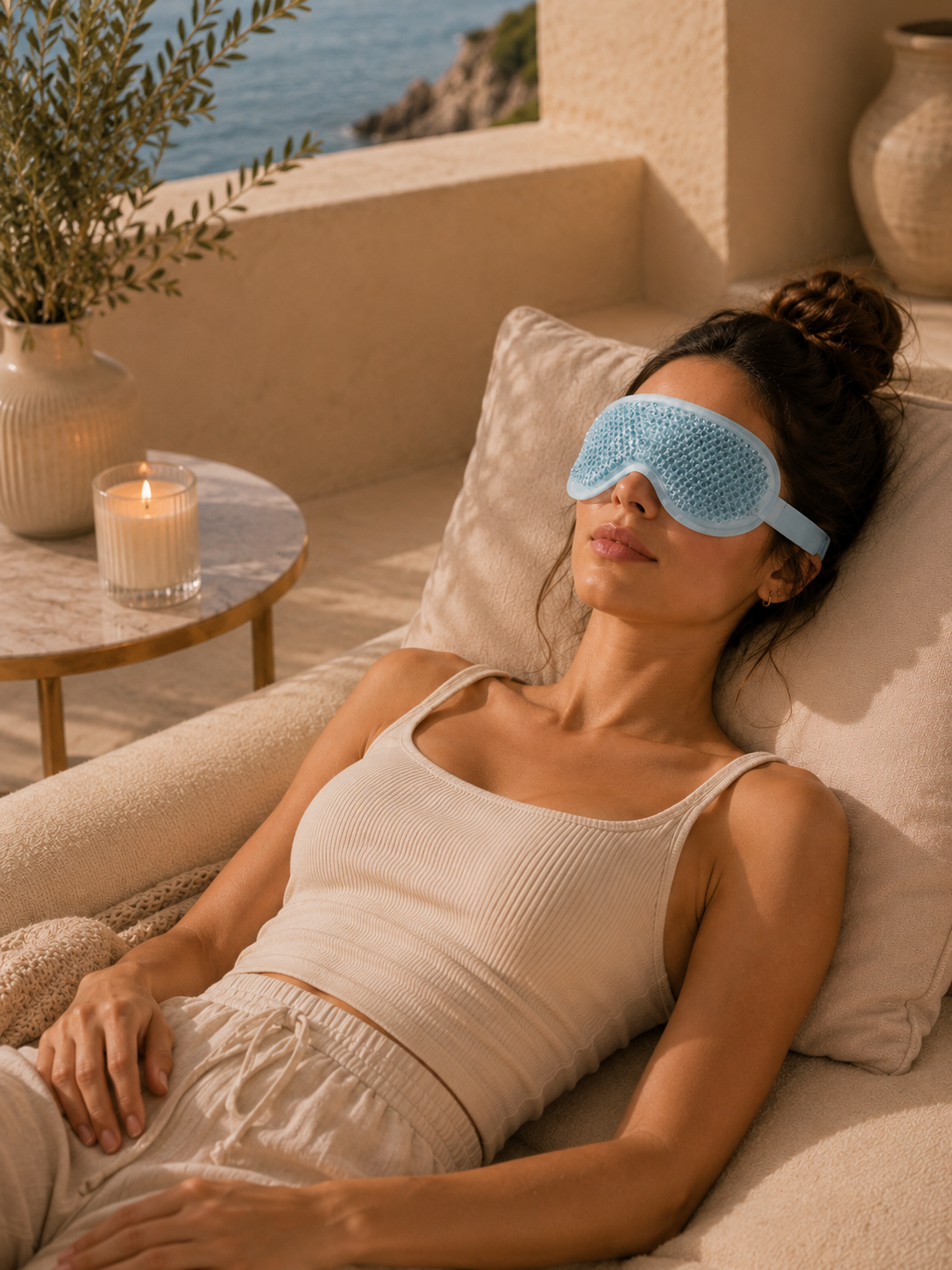 Reusable Cooling Gel Eye Mask