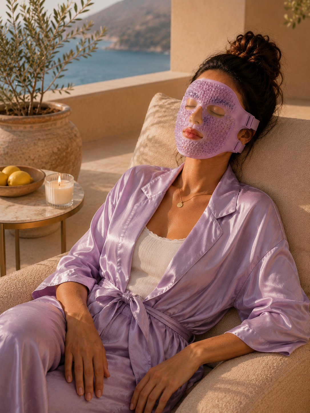 Reusable Cooling Gel Face Mask