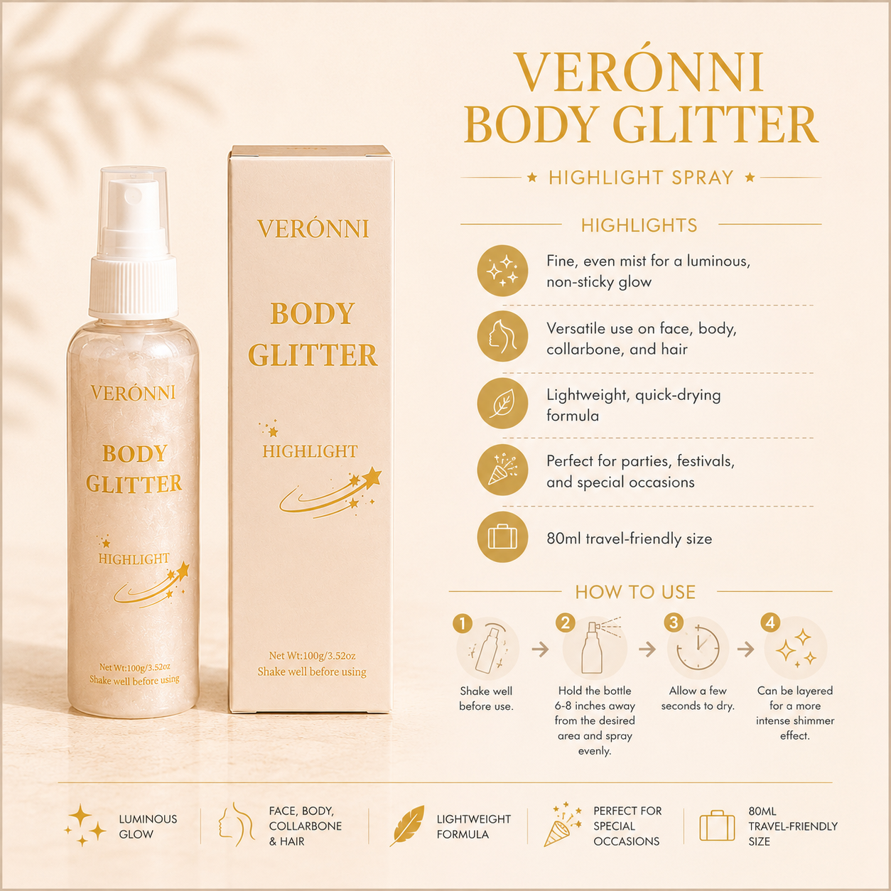 Luminous Shimmer Glow Spray