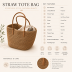 Woven Straw Shoulder Bag