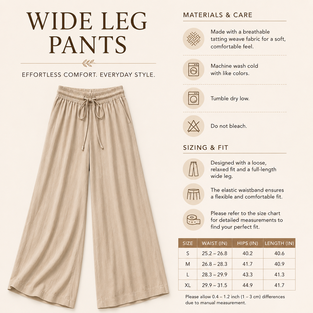 Women's Wide Leg Pants